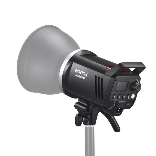 Godox MS300-V スタジオフラッシュ 300Ws ストロボライト GN58 0.1-1.8S リサイクルタイム 5600±200K 2.4G 10W LED モデリングランプ付