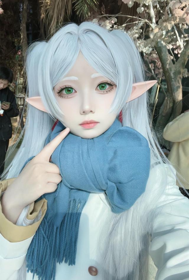 Sizuuenn 葬送のフリーレン フリーレン ウィッグ コスプレ 耐熱