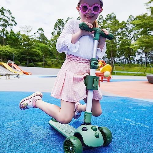 キックスクーター 子供用 キックボード RideVOLO 2way三輪車 三段階高さ調整 62/74/81cm 光るLEDタイヤ 折り畳み式 シート高さ調節可能_7