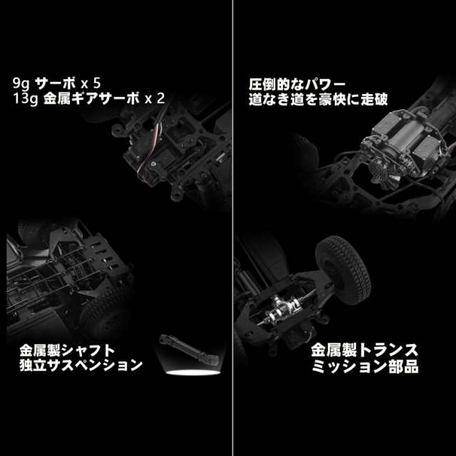 FMS 1:12スケール 2006 ハマーHummer H1 Alpha RS 軍用車両 クローラー