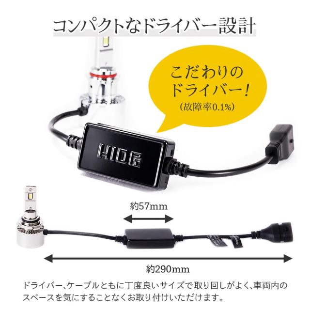 HID屋 H8 H11 H16 LED フォグランプ 2色切り替え ホワイト 白 レモンイエロー 車検対応 リセット機能 搭載 12V 24V 2個1セット Vシリーズ_6