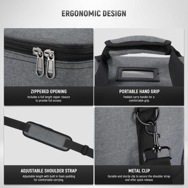 NEEWER キャリングバッグ ショルダーストラップ、ハンドル 可動