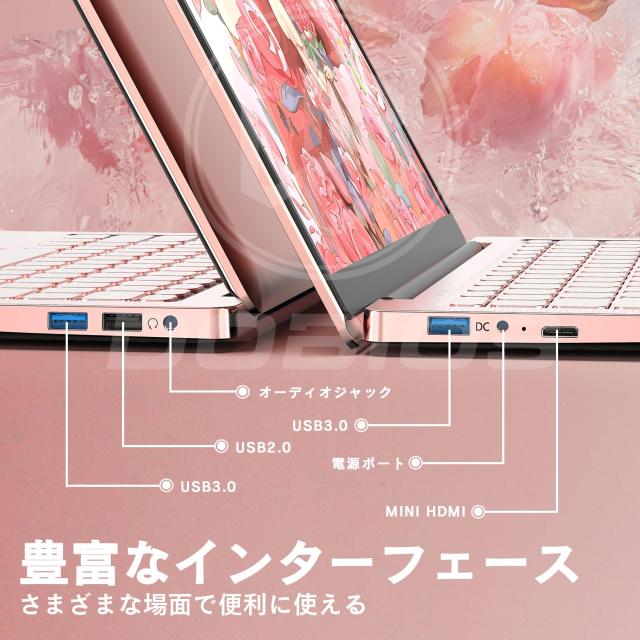 Dobios ノートパソコン 14インチ office搭載 日本語キーボード Windows 11Pro搭載/高速CPU Celeron/WIFI/USB3.0/miniHDMI/WEBカメラ搭載_6