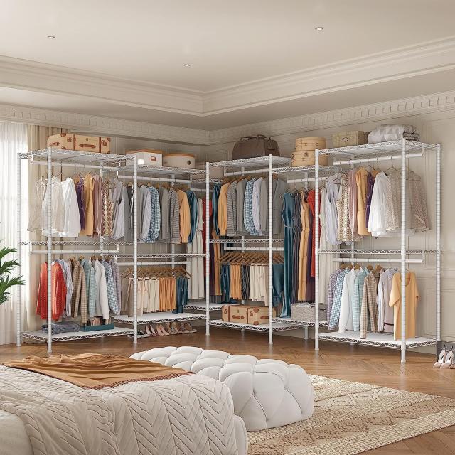 ワードローブ ハンガーラック 大容量 収納ラック 洋服ラック コート  