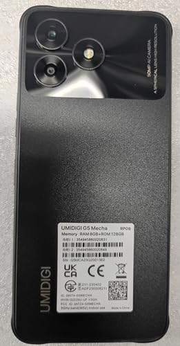 UMIDIGI G5 Mecha Android 13 SIMフリースマートフォン 16GB RAM+128GB 