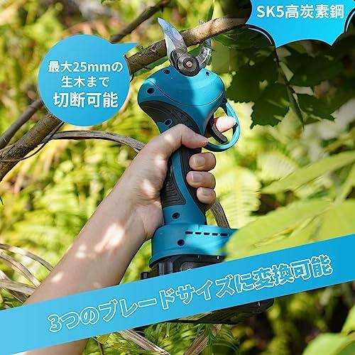 Aodis 3-IN-1 高枝切り電動チェーンソー 電動剪定ハサミ 3段階