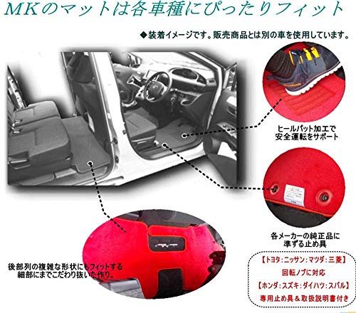 M＆K アルファード ヴェルファイア フロアマット 互換品 ４０系 R5/6〜 エクセレントタイプ (エクセレントWブラック)_6