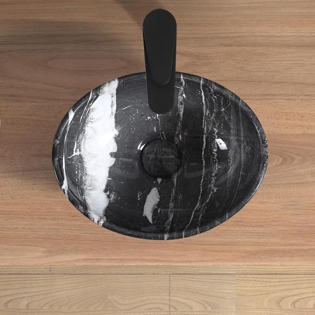 LUYI オシャレ 手洗いボウル 手洗い器 洗面ボウルセット 340x270x130mm 楕円形_6