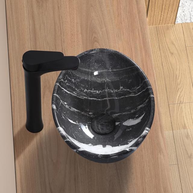 LUYI オシャレ 手洗いボウル 手洗い器 洗面ボウルセット 340x270x130mm 楕円形_7