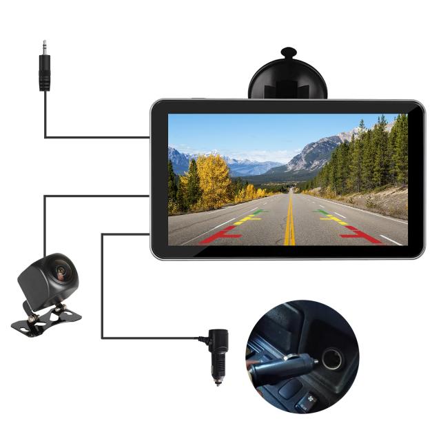OBEST ディスプレイオーディオ カーオーディオ 7インチ ポータブルオーディオ 一体型ナビ ワイヤレスCarPlay モニター IOS/Android Auto_4