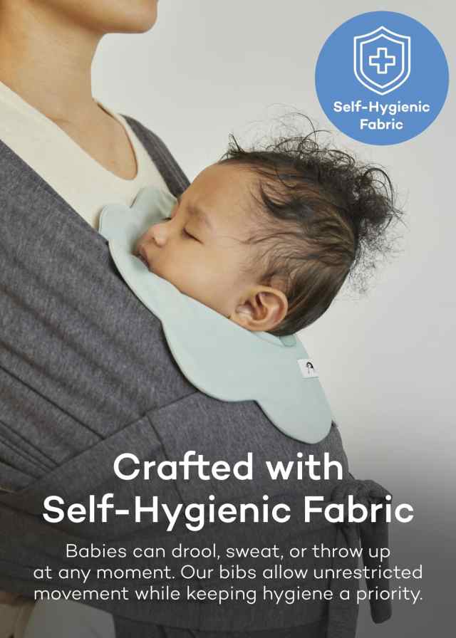 [Konny] コニーベビースタイ5枚セット Baby Bib リバーシブル・360°ローリング 99.9%抗菌 吸収性・速乾性 シンプル ベビーコーデ | セッの通販は