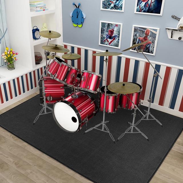 BQKOZFIN ドラムマット ドラムラグ Drum Rug 防振防音マット 180X140cm