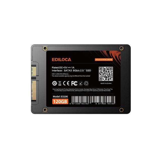 EDILOCA ES106 SSD 2TB 2.5インチ 7mm SATA3 6Gb/s 3D NAND TLC採用 