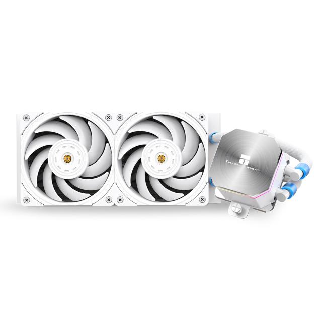 THERMALRIGHT Frozen Edge 240 White PWMファン付き液体CPUウォータークーラー、240mmホワイトコールドロウ仕様、AMD/AM4/AM5用の統合ウ_6