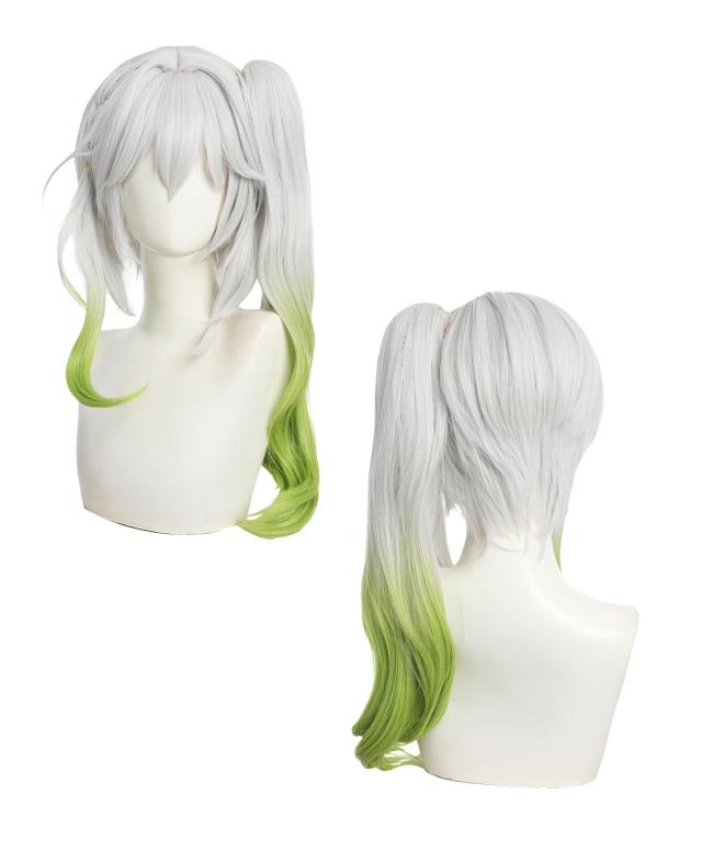 [NOKIJP] 原神 コスプレ ナヒーダ (ナヒーダ ウィッグ付き, 110cm) コスプレ衣装 ウィッグ付き 子供 キッズ スメール 白草浄華 げんしん_3