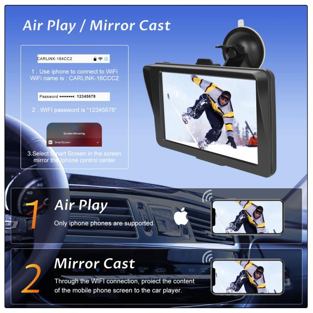 ポータブル カーオーディオ 7インチ ポータブルオーディオ CarPlay Amazon.co.jp: Stynxro ディスプレイオーディオ 7インチ