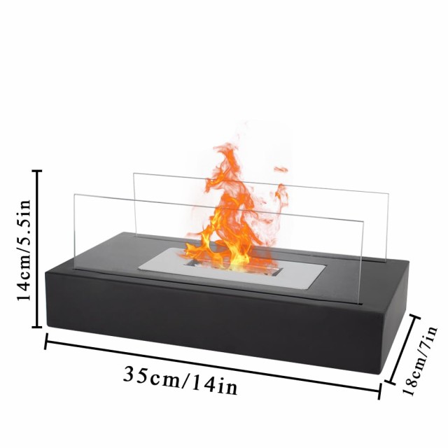 NEWIMAGE バイオエタノール暖炉 卓上ファイヤーピット ポータブル 卓上暖炉 クリーンバーニング ファイヤーボウル 室内焚き火  通気口なしの通販はau PAY マーケット - libra shop | au PAY マーケット－通販サイト
