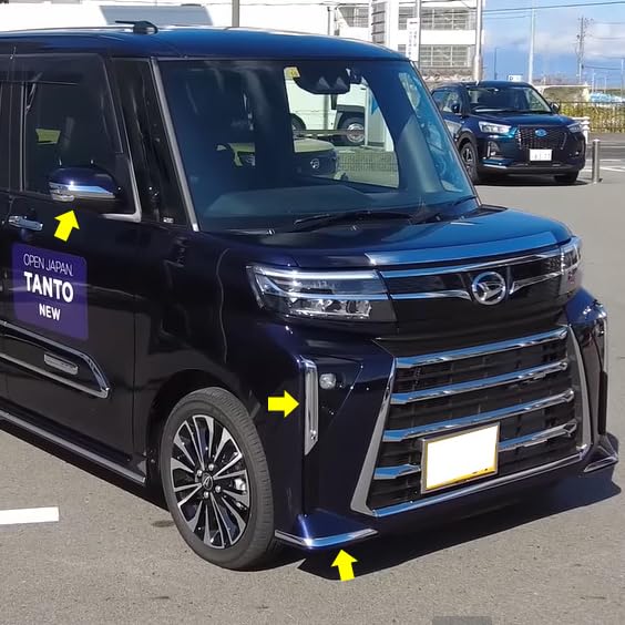 YOFER タントカスタム LA650S LA660S 後期用 外装パーツ 4点セット グレー_1