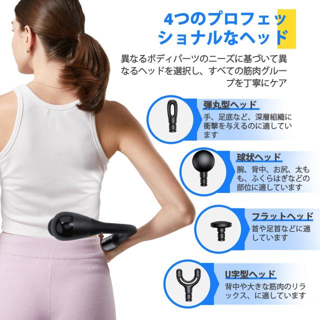 【Amazon.co.jp 限定】Deestop 筋膜ガン 弾力性アーム 背中リリースガン 筋膜リリースガン 筋肉リラック 5段階強力振動 超軽量 全身リフ Amazon.co.jp 限定】Deestop 筋膜ガン 弾力性アーム 背中リリースガン