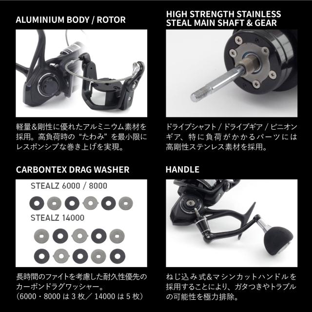 テイルウォーク(tailwalk) リール STEALZ ステルス オプショナルスプール 8000_4