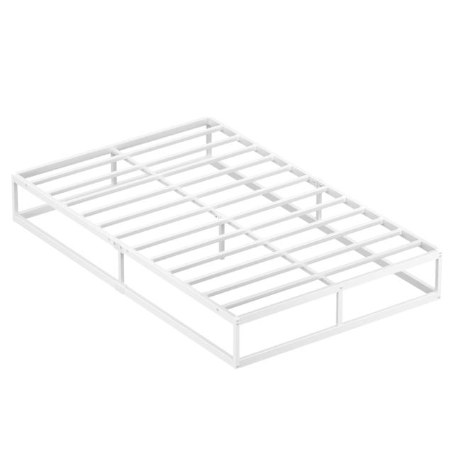 PRTONE ベッドフレーム セミダブルベッド メタル ベッドフレーム セミダブル パイプベッド 静音 すのこベッド 一人暮らし ロー ミドル ベの通販は