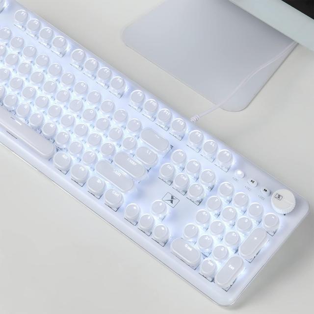 タイプライターキーボード　白 楽天市場】タイプライター キーボード（カラーホワイト）の通販