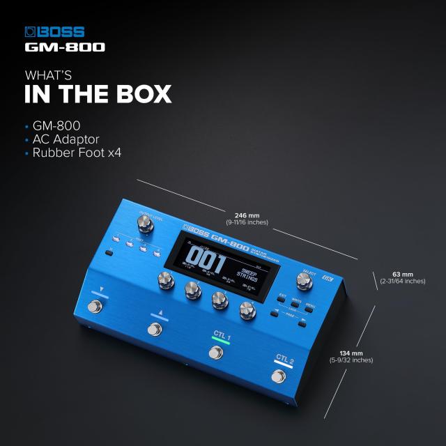 BOSS/GM-800 Guitar Synthesizer ギターシンセ ギター シンセサイザー ボス GM800 GK_9