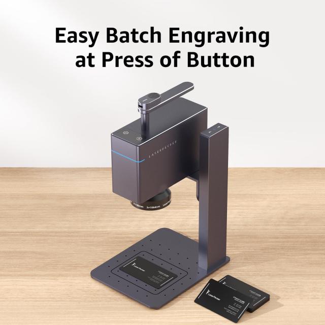 LaserPecker レーザー彫刻機 専用 bluetooth アダプタとバッチ彫刻ボタン レーザーペッカー レーザー加工機 PC接続用アダプタと一括彫刻_4
