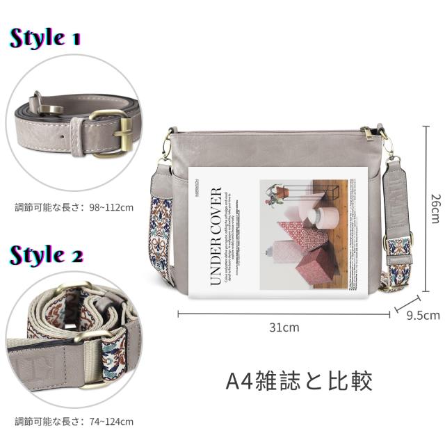 K I T A T U] 昇級版 ショルダーバッグ レディース 斜めがけ 斜めがけ