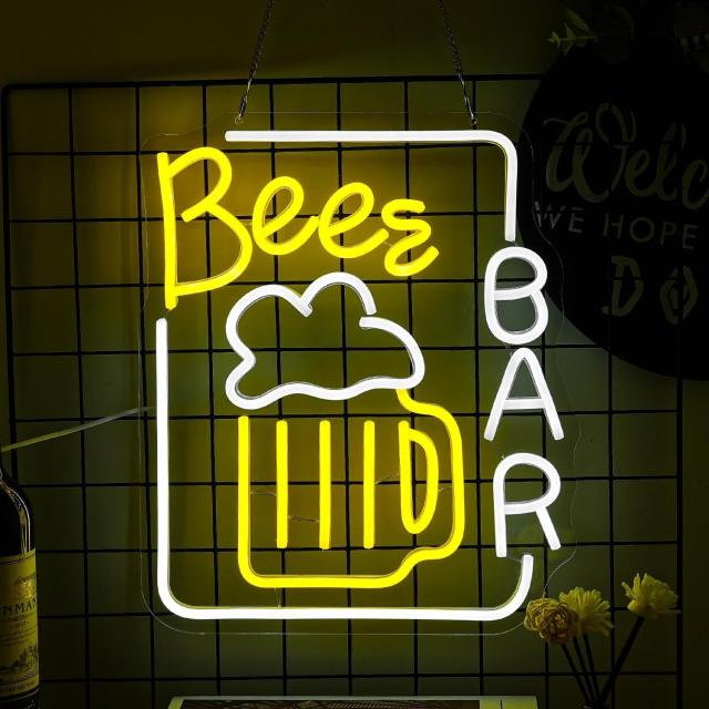 ビールネオンサイン バーネオンライト 調光可能ledライト ネオン