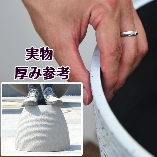 Glynislife プランター 大型 おしゃれ 受け皿付き 植木鉢 大型 軽量