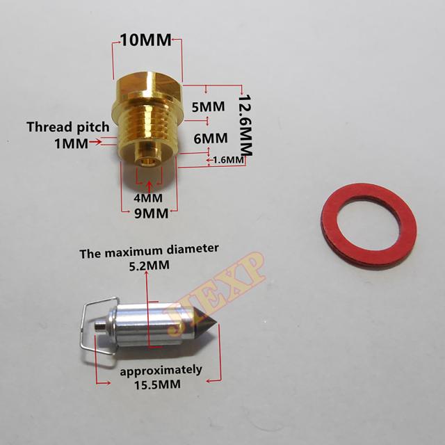 [JiExp]HMHonda CB-1 400CC/CB400F/NC27用 4気筒オートバイロードレース キャブレター修理キット 真空ダイアフラム付きの通販は