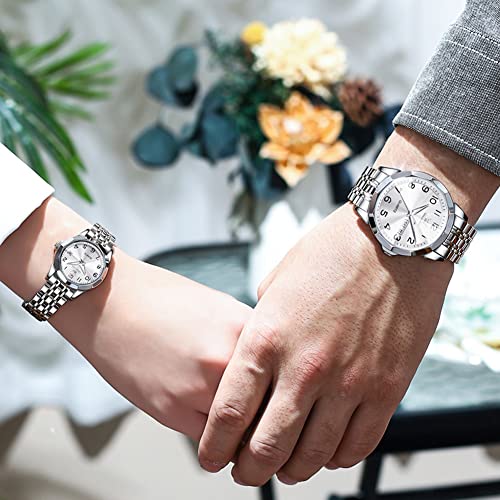 腕時計 ペアウォッチ シンプル カップル腕時計 ホワイト 超薄型 クォーツ カップル ウォッチ ペアウォッチ｜夫婦でお揃い！金婚式を迎える両親へ贈るおしゃれな