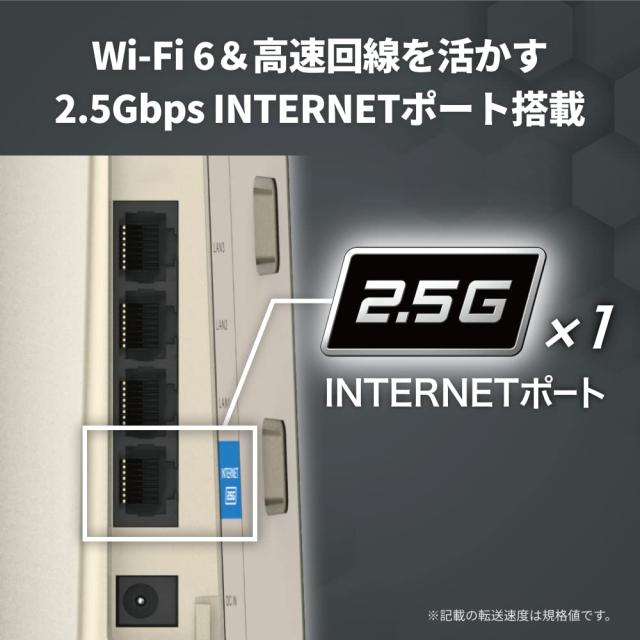 バッファロー WiFi 無線LAN Wi-Fi 6 11ax AX6000 4803+1147Mbps 日本