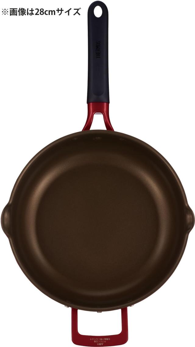 サーモス デュラブルシリーズ 炒め鍋 30cm レッド IH対応 KFH-030D R サーモス デュラブルシリーズ 炒め鍋 30cm レッド IH対応 KFM-030D R