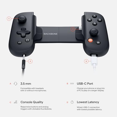 One モバイルゲームコントローラー Android iPhone15 USBC 買うスマホ・タブレット・パソコン - One モバイルゲーム