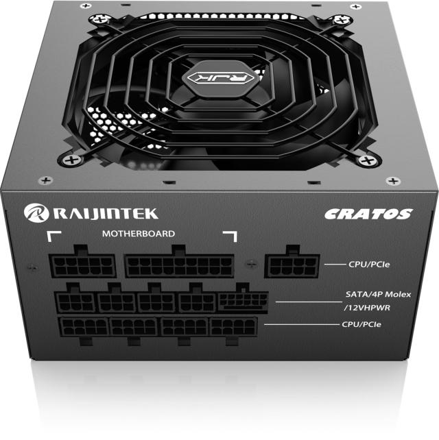 RAIJINTEK CRATOS 1000 BLACK 電源ユニット ATX3.0/3.1対応 80PLUS Gold 認証 1000W Full Modular (0R30B00005)_3