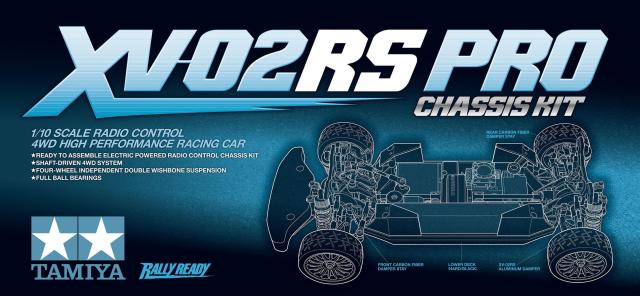 タミヤ(TAMIYA) 1/10 電動RCカーシリーズ No.726 XV-02RS PRO シャーシキット 58726_1