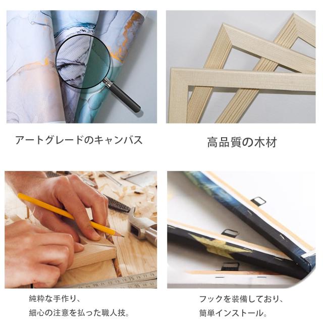 ピカソ猫の絵 猫と友情の花 3枚 パネル アートポスター 装飾絵画