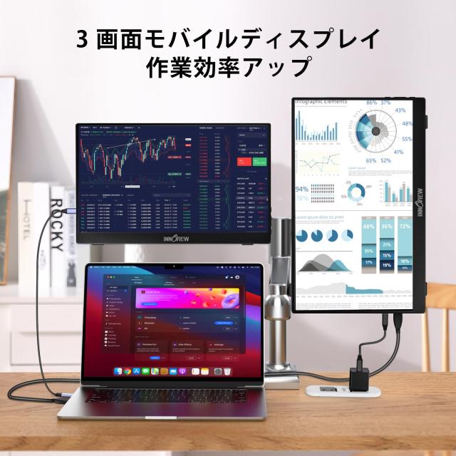 モバイルモニター 15.6インチ InnoView モバイルディスプレイ 1920