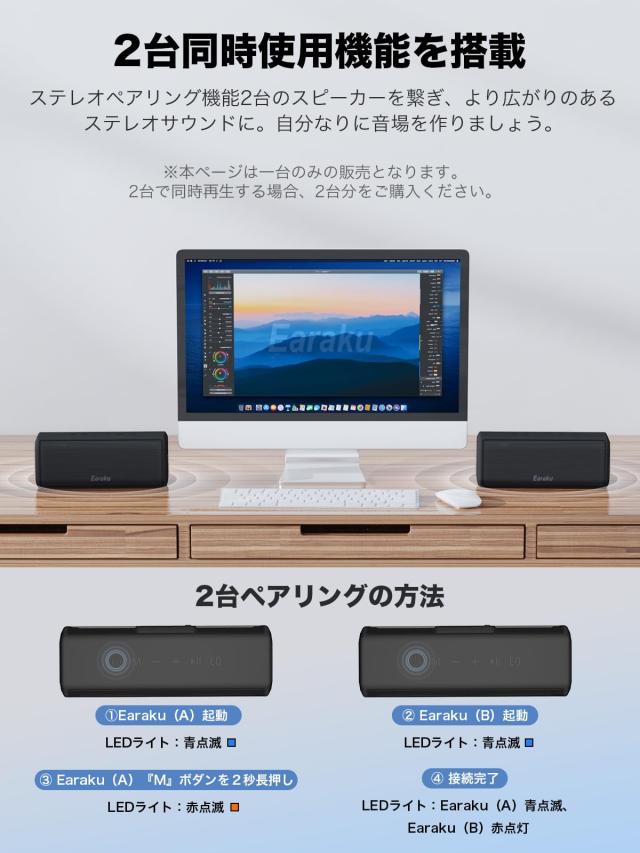 2024夏音質 50W出力 スピーカー Bluetooth】 iitrust IPX7 防水