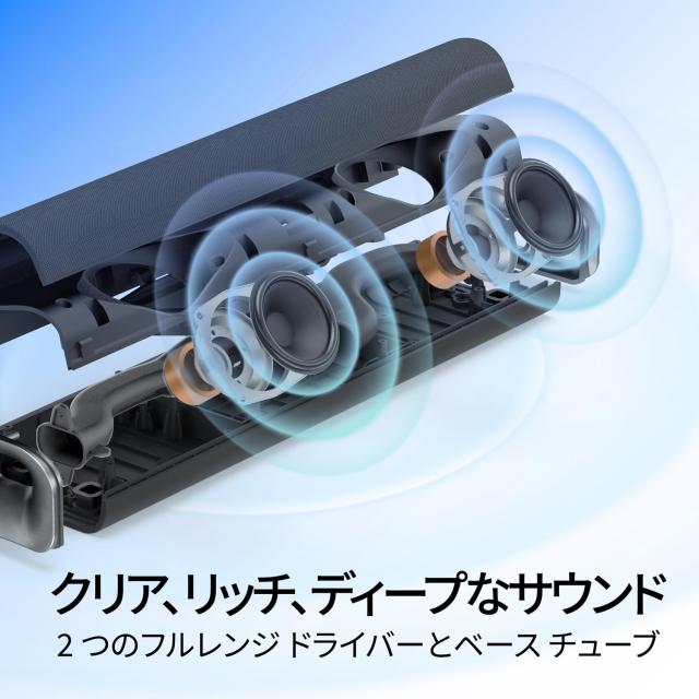OXS Thunder Lite PC ゲーミング サウンドバー、バーチャル サラウンド サウンド付きサウンドバー、低音管、HDMI/AUX/Optical、Bluetoothの通販は