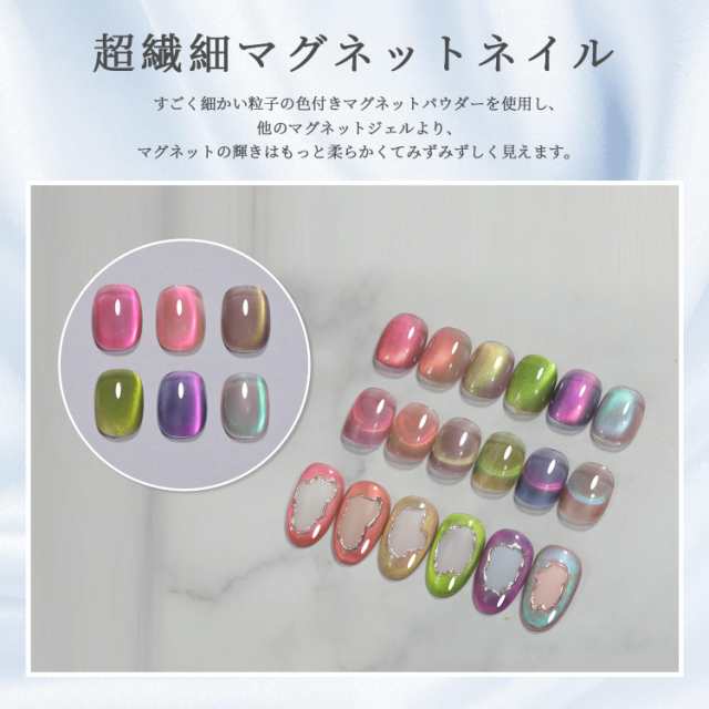 Coikaze マグネットジェル マグネットネイル ジェル バイカラー