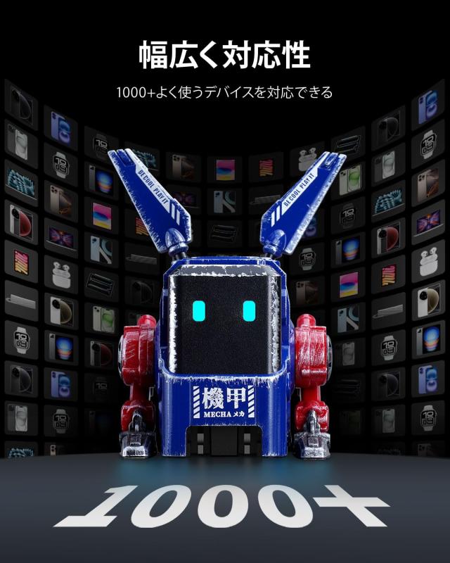 GravaStar ALPHA65 PD 充電器 65W 急速充電器 USB-C*2とUSB-A