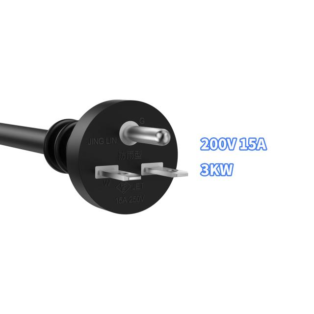 Qkcabo 3KW 電気自動車 充電ケーブル EV充電器 100V-240V、8A/10A/13A