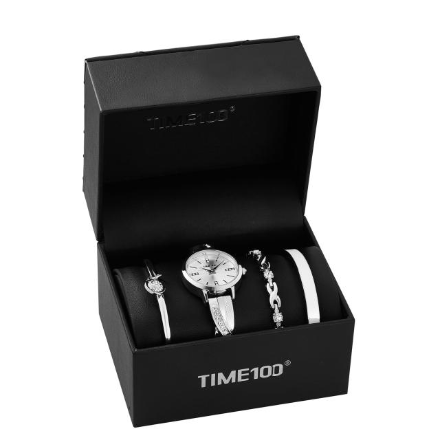 [TIME100]ギフトセット プレゼント レディース腕時計とブレスレット ギフ Amazon.co.jp: [TIME100] 6色ギフトセット 日本製レディース腕時計と4