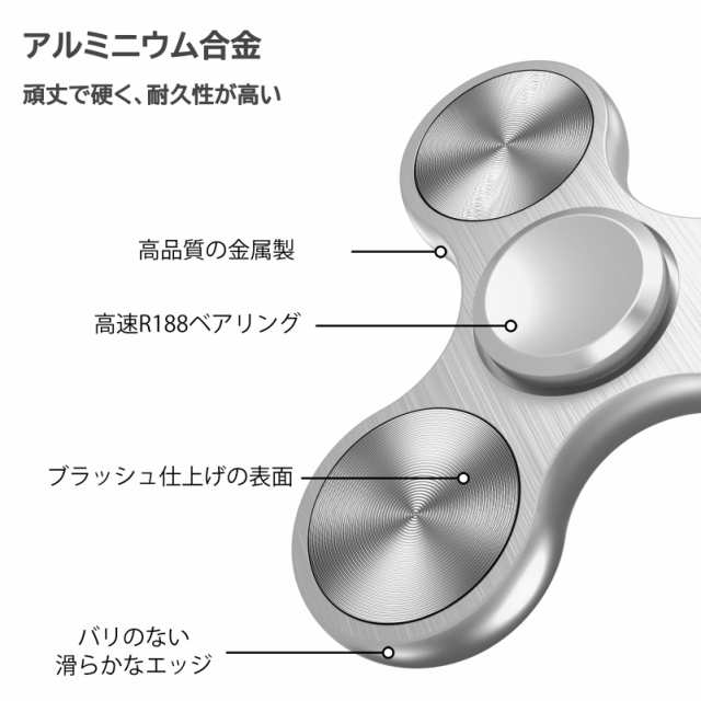 VOFOLEN ハンドスピナー ストレス解消 グッズ ハンドスピナー よく回る 民族 水道 とりかえ かっこいい 純銅製 ハンドスピナー 高級 静音  高速回転 取り外し可能 フィジェットトイ ストレス発散 暇つぶし ADHD 自閉症 発達障害 感覚刺激おもちゃ