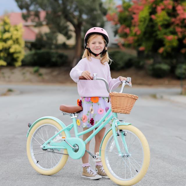 Glerc 20インチ女の子 子供用自転車 小学生 可愛いこども自転車 キッズ
