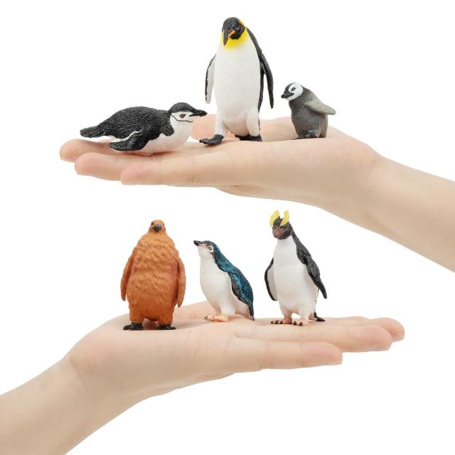 TOYMANY 12PCS動物フィギュア ペンギンフィギュア 南極動物フィギュア