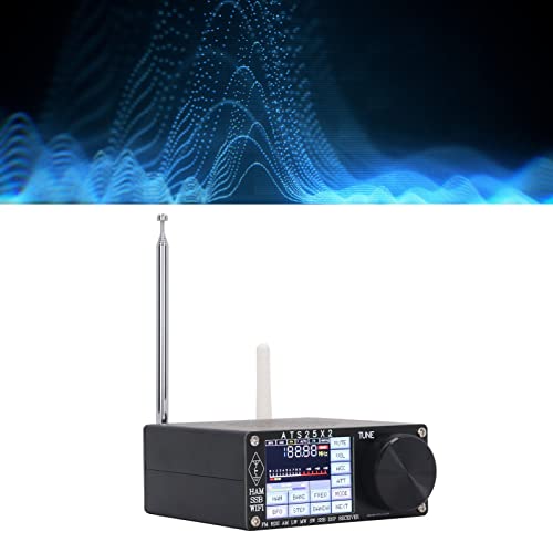 オリジナルATS25X2、2.4インチタッチスクリーンと2000mAhバッテリーを備えたオールバンドDspラジオ受信機、スペクトルスキャン付きDSP短の通販は